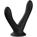 Sinful Double Joy Silikon Dobbeldildo - Svart