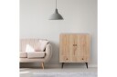 Gibia Side Avlastningsbord 90 cm - Natur / Svart