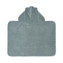 Liewood Vilas bear baby hooded towel blue fog