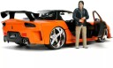 1:24 Fast & Furious 3  Hollywood Rides  Mazda Rx7 with Han Figure