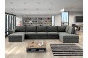 Taberk Sofa med Sjeselong og Divan 5 seter   Grå