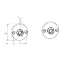 Trio Perfekta Blandebrakett 8265225 2-Pakk, Enkel G20