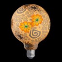 Dekor Globepære Blomst 125mm E27 1.6W 2700K Dimbar