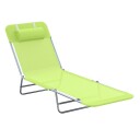 Green Relax Lounger for hage og bad