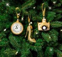 Vondels Glassornament kamera gull H9 cm