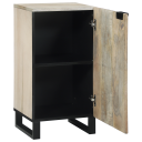  Serviesskap Hvit 40 x 33 x 75 cm heltre mango