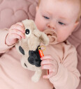 Done by Deer Tiny Sensory Rattle Dotti Sand - Beige - 16X 10CM