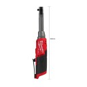Milwaukee M12 FUEL 1/4" Skralleskaft med Langt Skaft og Høy Hastighet