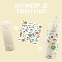 Drikkeflaske IZY Kids Yellow Space 350 ml