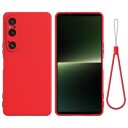 Sony Xperia 1 VI Liquid Silikondeksel Rød