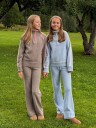 Vilje & Ve Esther 1/2 Zip Ull Genser Warm Taupe (116 / 6 år)