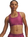 Under Armour Women's UA Crossback Mid Bra Fuchsia Dusk L