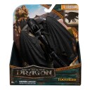 Dragons Toothless Figur med Bevegelige Vinger 20 cm