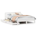  Sengeramme uten madrass hvit 160x200 cm heltre furu 8721158410276