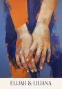 Abstract Expressionist Painting of Two Hands Plakat / 70x100