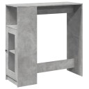  Barbord med stativer betonggrå 101x40x103,5 cm konstruert tre 8721158386557