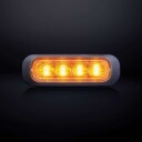 Strands Dark Knight Varsellys 4 LED 4 LED, ECE R65, Mørkt glass