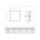 Flexit TVK Tallerkenventil hvit abs 125 mm Ventilasjon