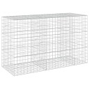 vidaXL Gabion med 3,5 mm tråd og 10x10 cm nett 250x100x150 cm