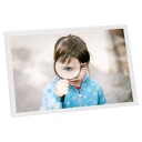 vidaXL Fotorammekollasje for bord 5 stk hvit 21x29,7 cm MDF