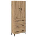  Høyskap med skuff Artisan Eik 69,5 x 34 x 180 cm Konstruert tre