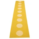 Pappelina Vera Pop teppe Mustard/Pale Yellow 70 x 360cm