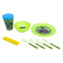 Minecraft Party Kit 16 Deler med Tallerkener, Kopper og Skjeer