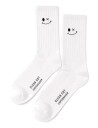 Clean Cut Copenhagen Logo 2 Pack Socks White 40 45