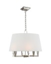 Square Tube Hanging Shade Nickel