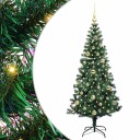  Kunstig Forhåndsopplyst Juletre grønn 150 cm PVC og metall