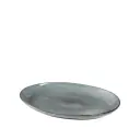 Broste Copenhagen Oval Serveringsfat 26,5x35,5 cm Nordic Sea i Steintøy, Blå