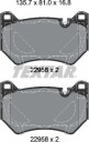 TEXTAR 2295801 Bremseklosser