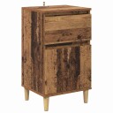  Nattbordskap Gammelt tre 40 x 35 x 70 cm Konstruert tre