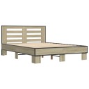  Sengeramme sonoma eik 140x190 cm konstruert tre og metall 8721102614095