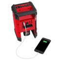 Milwaukee M12 RCDAB+ Bærbar Byggradio med DAB+ og Bluetooth Rød/Svart