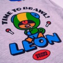 Brawl Stars Genser Leon - 116 / 6 år - Barn - Gutt/Jente - 100% bomull