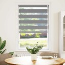 vidaXL Zebra Rullegardin 50 x 100 cm Grå