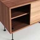 Decotique Vogue Mediabenk Med Ben 136 Cm / Svart   TV benker og mediebenker sfinér Valnøtt   194013 308810 308809