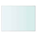 vidaXL Hyllepanel klart glass 40x30 cm