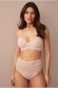 Ellos Collection Stringtruse med høy midje Beige