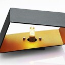 Arcchio Assona vegglampe, svart-gull