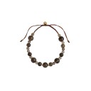 Stine A Jewelry Cherie Bon Bon Bracelet Mocha Gullfarge Brun 170 mm