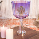 Meinl Sonic Energy Csc8fpfol Crystal Singing Chalices, Heart Chakra, F3
