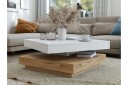 Nenani Sofabord 70 cm - Hvit/Beige