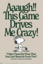 Snoopy Plakat Drives Me Crazy    91,5 x 61 cm