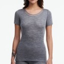 Femilet Juliana T-shirt Grå merinoull 40 Dame