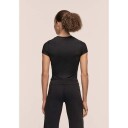 Casall Defined Rib Tee   Black   S