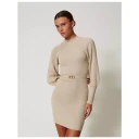 Twinset Dame Kjoler Beige M,