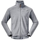 Bergans Of Norway Bergans Hareid Fleecejakke NoHood Herre Aluminium XXL XXL