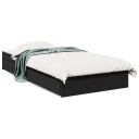  Sengeramme med skuffer svart 90x190 cm konstruert tre 8721102623608